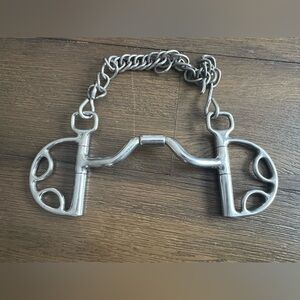 Horse Tack - 5” Toklat Myler Ported Barrel Kimberwick English Bit